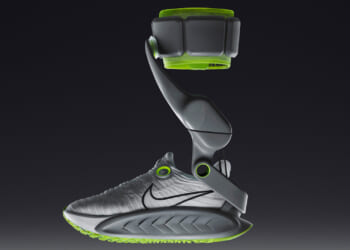 Nike unveils ROBOT trainers that make you run faster by giving you 'second set of calf muscles'