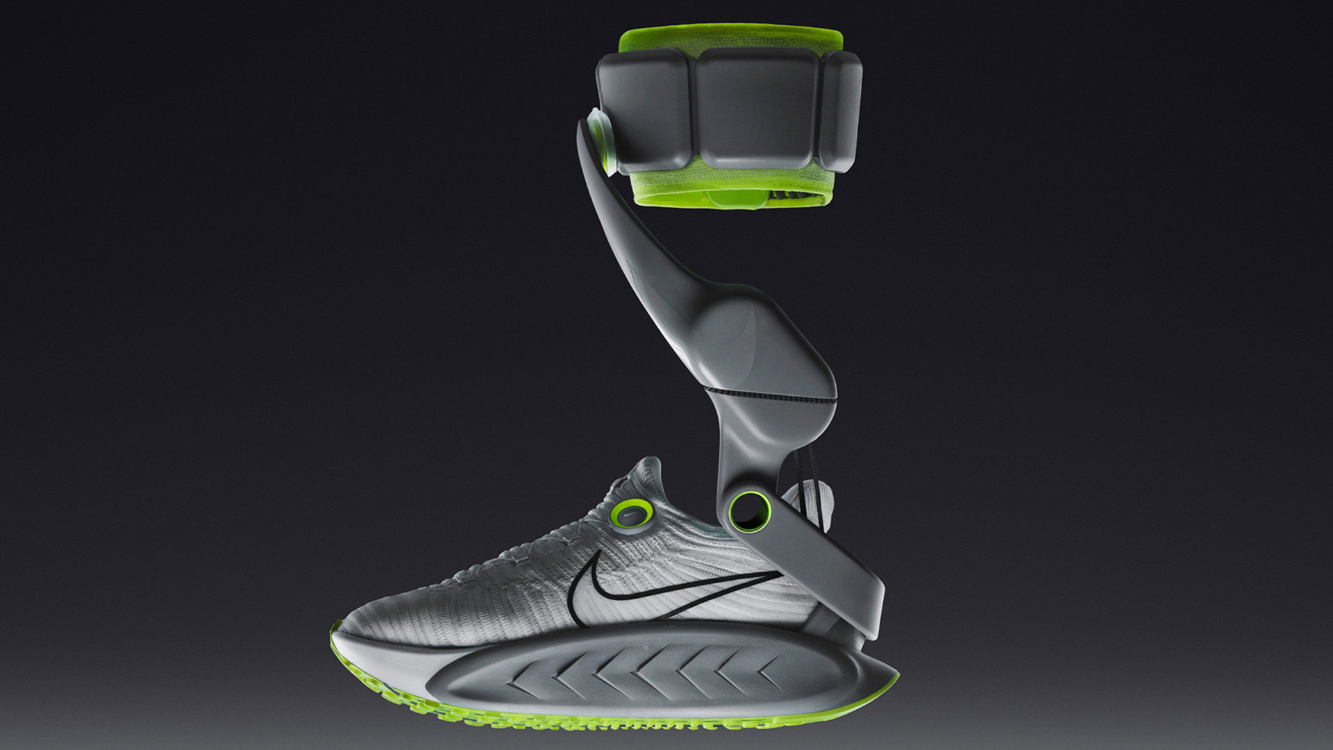 Nike unveils ROBOT trainers that make you run faster by giving you 'second set of calf muscles'