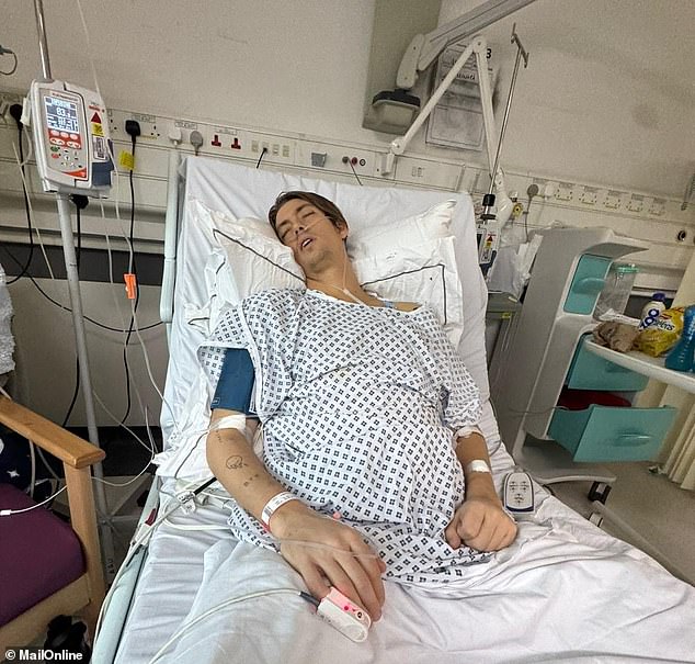 Earlier this year, Sam told how he 'nearly died' after liver and kidney failure caused life-threatening sepsis