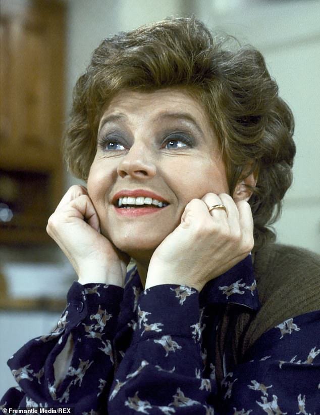 Prunella in TV programme After Henry, which aired on ITV from 1988 until 1992