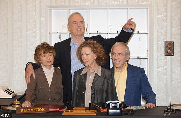 Prunella Scales reunited with her Fawlty Towers castmates to commemorate the show's 30th anniversary in 2009