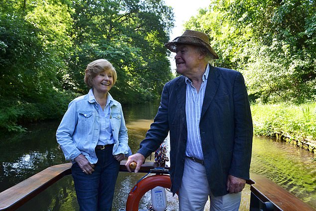 Prunella Scales and Timothy West continued appearing on television together even after she stepped back from acting, filming several series of Great Canal Journeys with Channel Four
