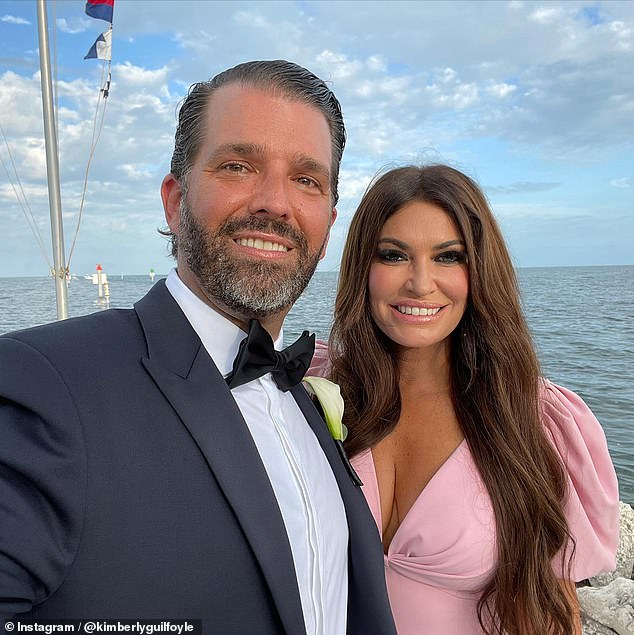 Newsom's first wife Kimberly Guilfoyle was later engaged to Donald Trump Jr