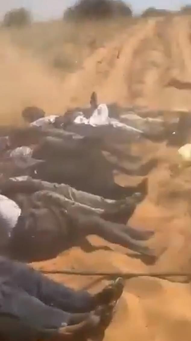 A video released by local activists and authenticated by AFP shows a fighter known for executing civilians in RSF-controlled areas shooting a group of unarmed civilians sitting on the ground at point-blank range