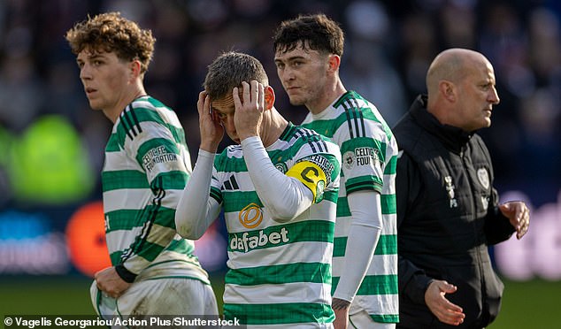 The Scottish giants find themselves eight points adrift of league leaders Hearts