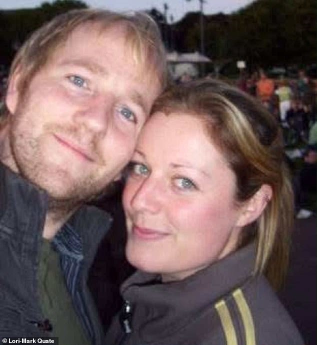 Lori-Mark Quate and Jacqui Hunter pictured together. He later branded his wife's fatal accident inquiry a 'whitewash'