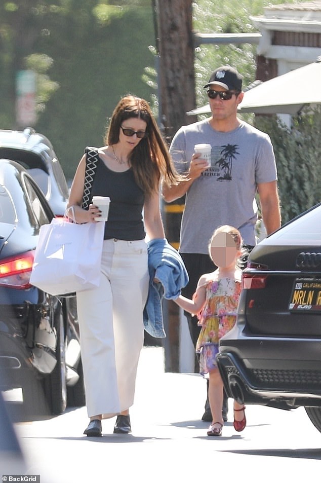 The two were also joined on the outing by his sister Katherine Schwarzenegger, 35, and her action man husband Chris Pratt, 46