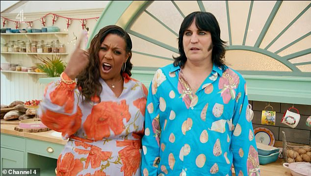 Hosts Alison Hammond and Noel Fielding were on hand to dish out the challenges
