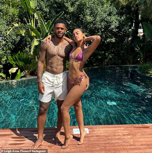 The former Little Mix star, 34, joined Rosie and Chris Ramsey on their sh***ed, Married, Annoyed podcast on Monday, where she discussed her 'hard' family dynamic with her four-year-old twin daughters and her husband Andre, also 34