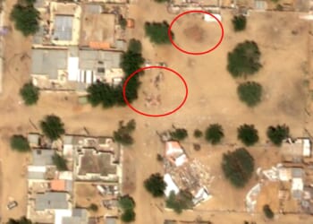 Piles of bodies and rivers of blood can be seen from space after thousands massacred in brutal Sudan killings