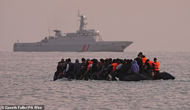 The total number of small boat migrants to have arrived since Labour came to power has now soared past 60,000 (file image)