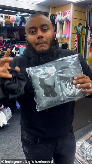 These are the balaclavas he was selling