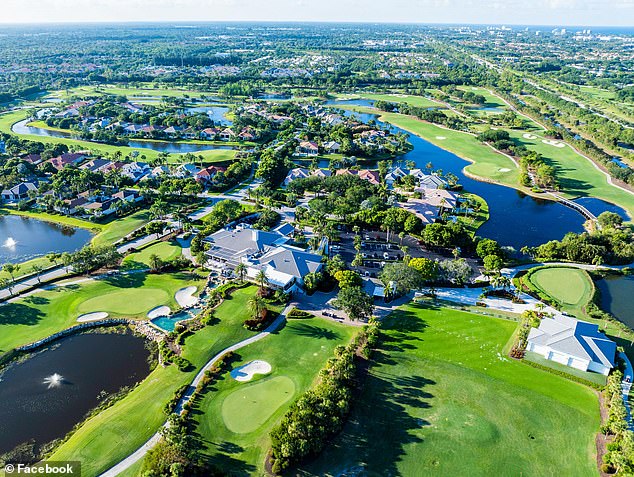 Jupiter Police Department spokesperson Shawn Reed told People that the TikToker was found 'unresponsive' at the clubhouse in Admirals Cove, the private community in Jupiter, Florida where he resided (pictured)