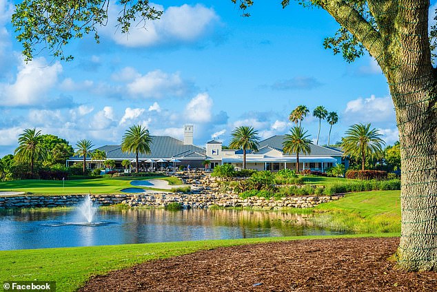 Bader resided at the ultra-luxurious private members club Admiral's Cove (pictured) in Jupiter, Florida. Residents pay at least $180k to live in the community, along with annual fees and dues ranging from $28K to $48K