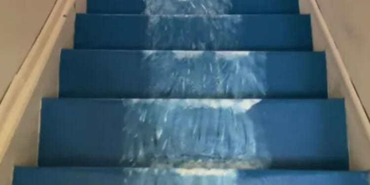 DIYer proudly shows off ‘waterfall’ staircase but leaves people in hysterics with how ‘rude’ it looks from the top