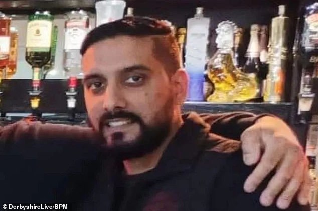 Gurvinder Singh Johal, 37, was stabbed to death at a Lloyds Bank branch in Derby