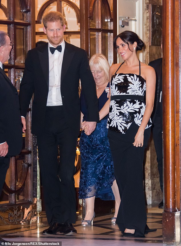 Meghan and Harry at the Royal Variety Performance in November 2018