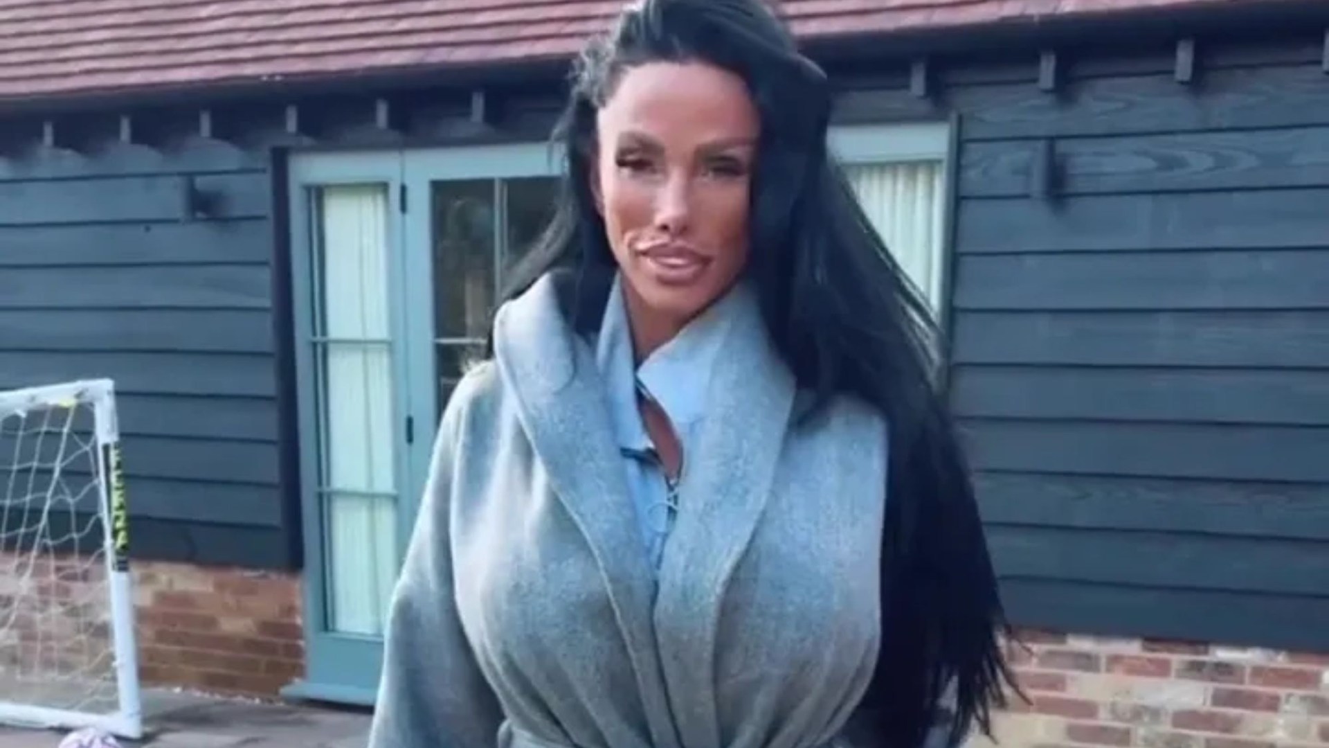 Horrifying moment Katie Price seems to KICK new puppy as panicked fans ask 'did she just boot him?'