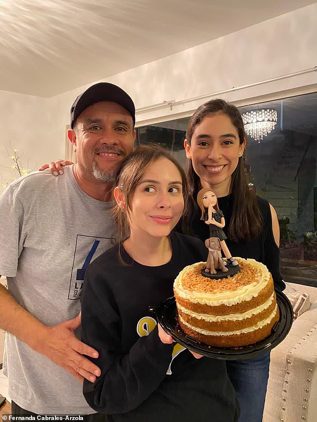 Cabrales-Arzola’s sister, Fernanda Cabrales-Arzola, 28, previously told the Daily Mail Pearce should have been behind bars 'years ago'