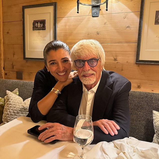 Ecclestone and his wife Fabiana met in 2009 at the World Motor Sport Council, with her working in marketing for the Brazilian Grand Prix before tying the knot in 2012