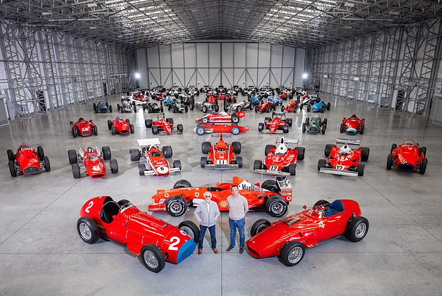 The collection includes 69 cars, which Ecclestone says embodies 70 years of F1 history