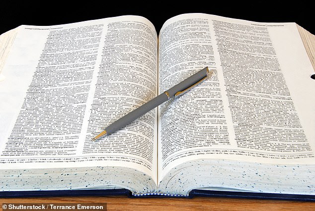 The term comes with a matching hand gesture, where 'both palms face up and move alternately up and down,' Dictionary.com explained (stock image)