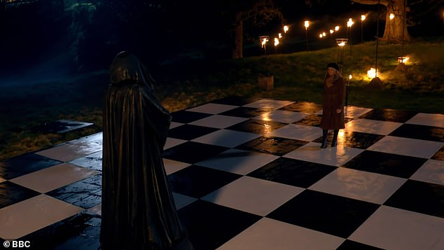 It was between her, Kate and Nick to be taken out at the giant chess board under the cover of darkness