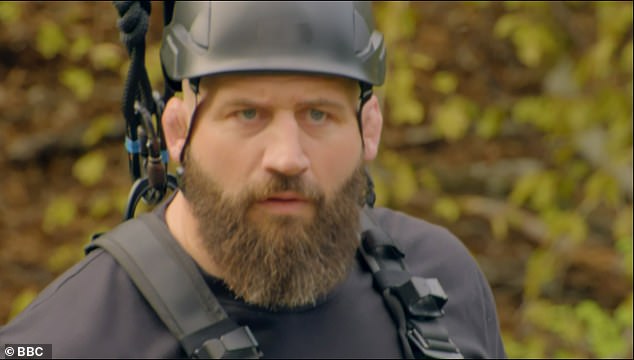 Joe Marler and Cat Burns also crossed the bridge as they put their balance to the test to secure more money for their chosen charities