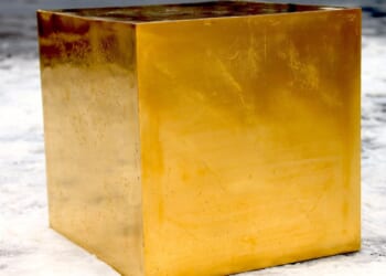 You could own a stake in a giant 186kg solid GOLD cube after movie tycoon goes bankrupt