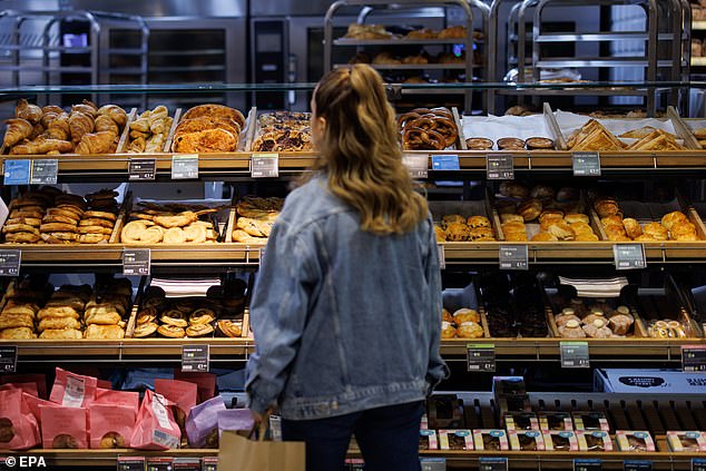 Also in the final three was M&S bakery, with the supermarket giant boasting 650 bakery sites across the UK. M&S bakery in London pictured