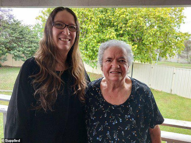 Ms Power (pictured with her mother) said the family are in tears as her mother might be forced back to South Africa with no family, no support and nowhere to live