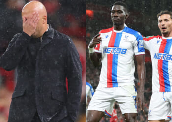 Slot suffers heaviest defeat as Reds boss as Eagles make it FIVE domestic losses in a row