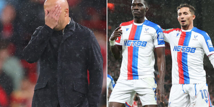 Slot suffers heaviest defeat as Reds boss as Eagles make it FIVE domestic losses in a row