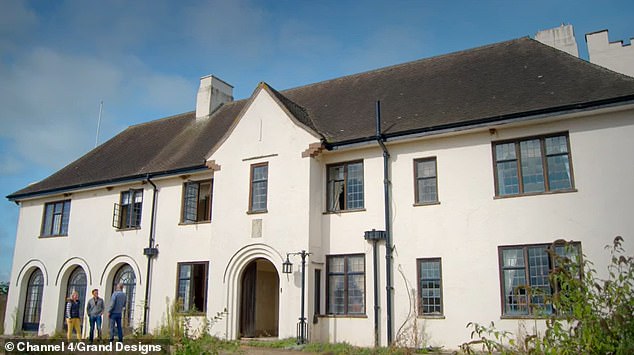 Locals were left furious at the couple's plans to knock down the pre-existing hilltop castle