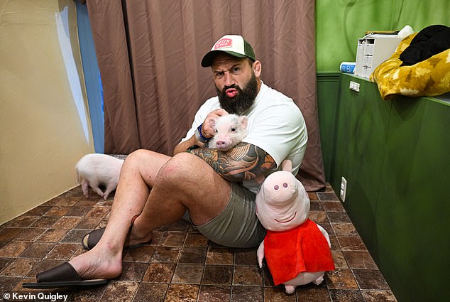 Marler, seen here during the 2019 Rugby World Cup in Japan, is an animal lover whose pets include chickens, dogs and a tortoise