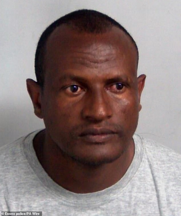 Hadush Kebatu, the Ethiopian migrant jailed after sexually assaulting a teenage girl in Epping, just eight days after arriving in Britain on a small boat