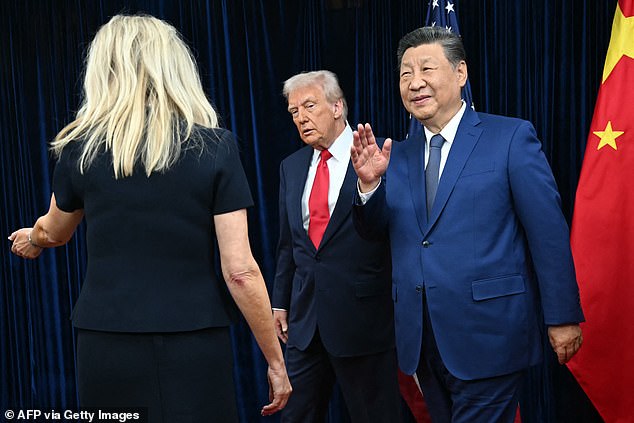 'Given our different national conditions, we do not always see eye-to-eye with each other and it is normal for the two leading economies of the world to have frictions every now and then,' Xi said as he sat down for negotiations with Trump in Busan