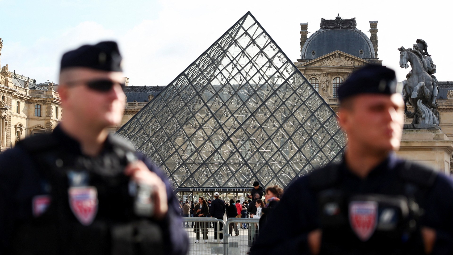Third suspect arrested over Louvre £76m heist after two burglars charged with robbery