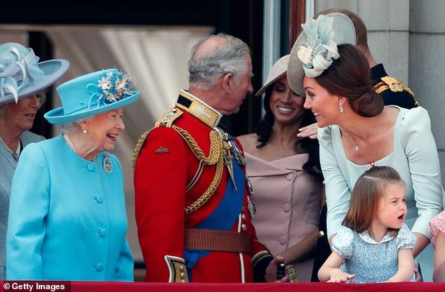 Throughout the Queen's long-standing reign, Kate was often seen beaming at her, seemingly in awe her impeccable work ethic and duty