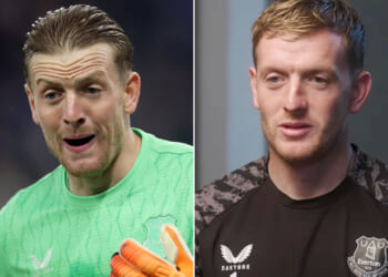 Jordan Pickford reveals what's behind his bizarre facial expressions and admits he mumbles his OWN CHANT during games