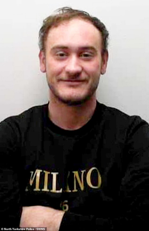 Kristian John Franks (pictured), 35, attacked 16-year-old schoolgirl Leah Bedford days before she disappeared