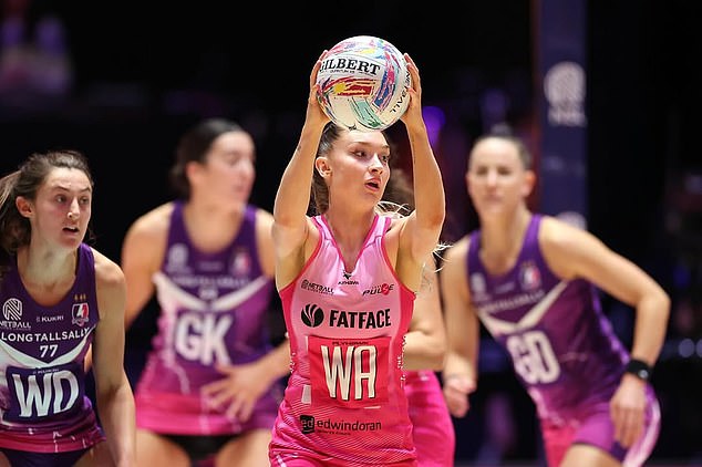 Alicia splits her time as a trainer with her semi-pro career as a netball player