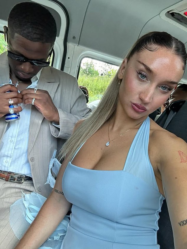 Alicia is currently dating former Love Island star Ayo Odukoya (left) and has more than 100,000 followers