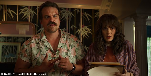 It marks a stark contrast to the show's fourth season, which dedicated a storyline to character Hopper, who had been imprisoned in Russia and asked Winona Ryder's Joyce to save him