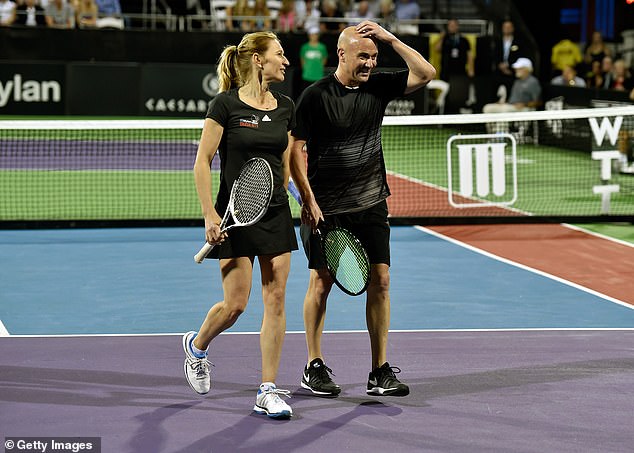 The couple have been lesser-spotted on the tennis court unless stepping up for an event to fund their charities (pictured in 2015)