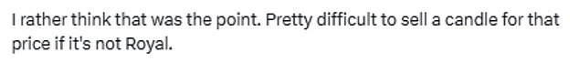 Reaction: Meghan - who walked away from her royal duties in 2020 to live in Montecito with the Duke of Sussex and their two children - has been accused by fans of 'cashing in' on her connection to the Royal Family to boost interest in her Christmas range