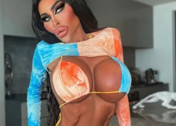 Surgery addict spent £100k turning herself into ‘human barbie’ but it’s her before photos that are shocking the internet