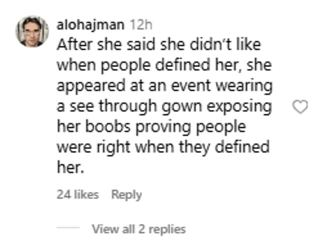 While Sweeney's speech drew applause in the room, online reaction was far more brutal, with many accusing the actress of contradicting her own message about objectification