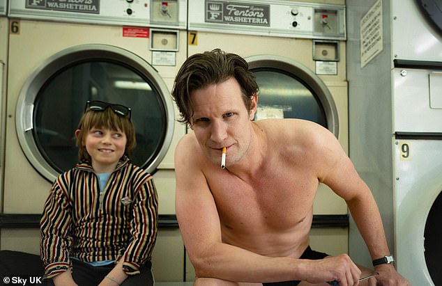 He plays the father of main character Bunny Munro, portrayed by Doctor Who star Matt Smith (pictured)