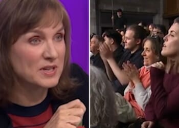 Watch moment BBC Question Time audience gasps & breaks into applause after hearing Andrew was stripped of Prince title